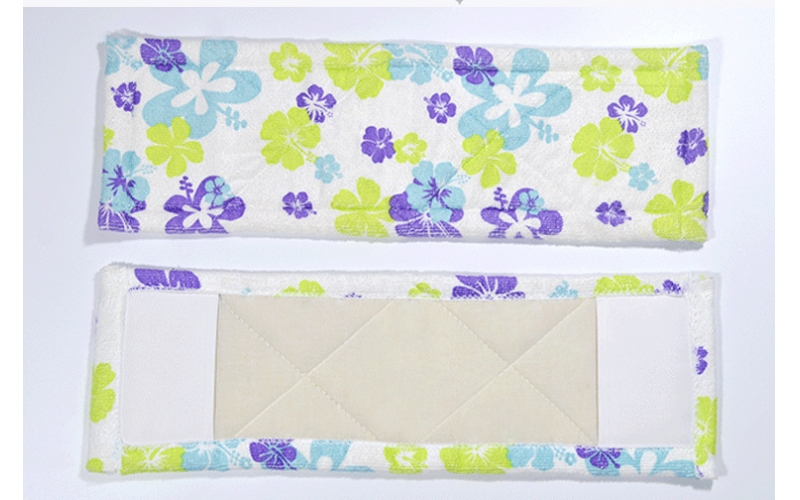 廠家定制 印花平板拖把布 彩色印花拖把配件拖布 超細纖維拖布