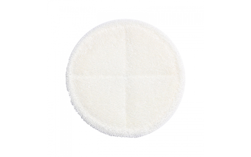 必勝蒸汽打蠟拋光布 白色電動(dòng)拖把布?jí)| bissell圓形包邊抹布定制